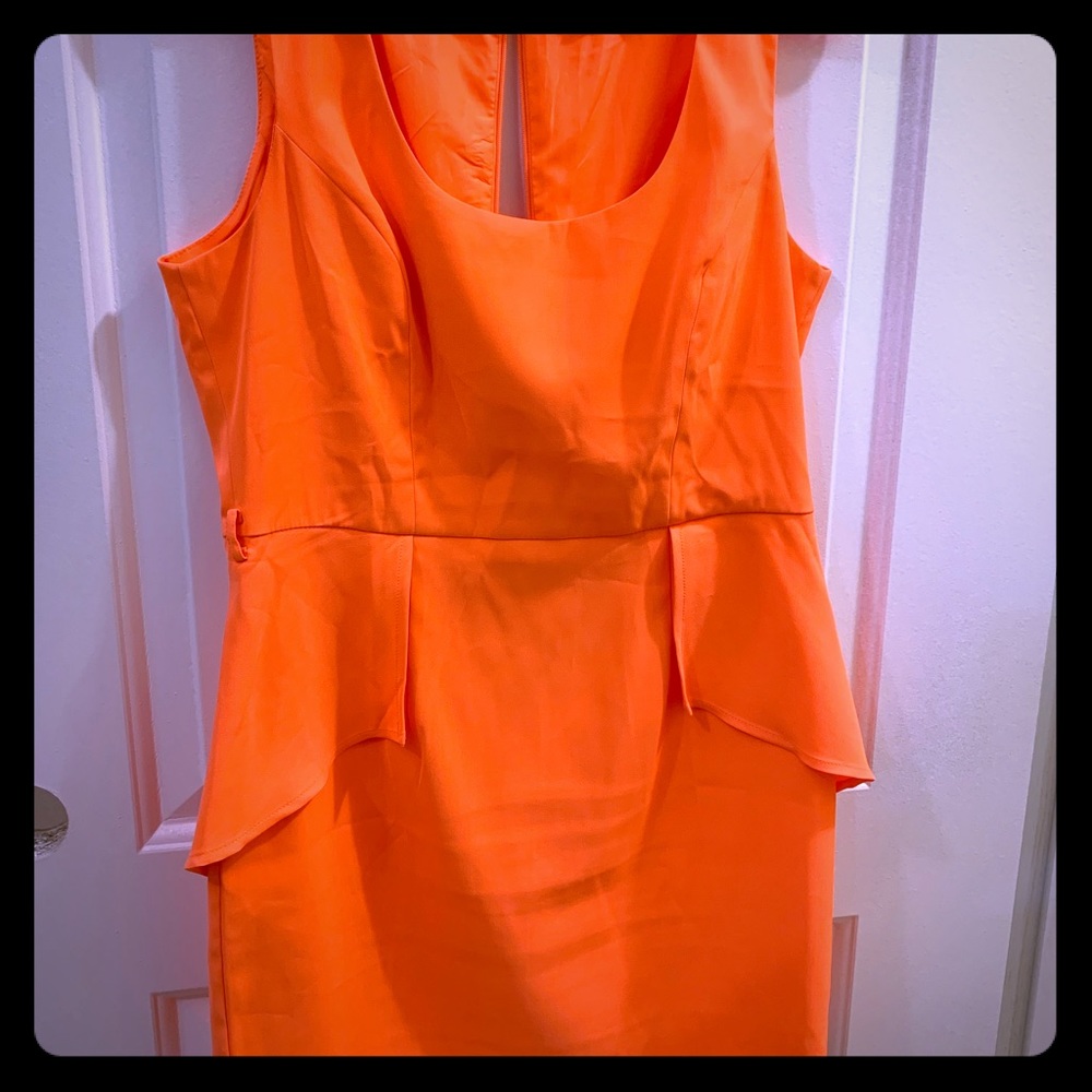 Orange dress